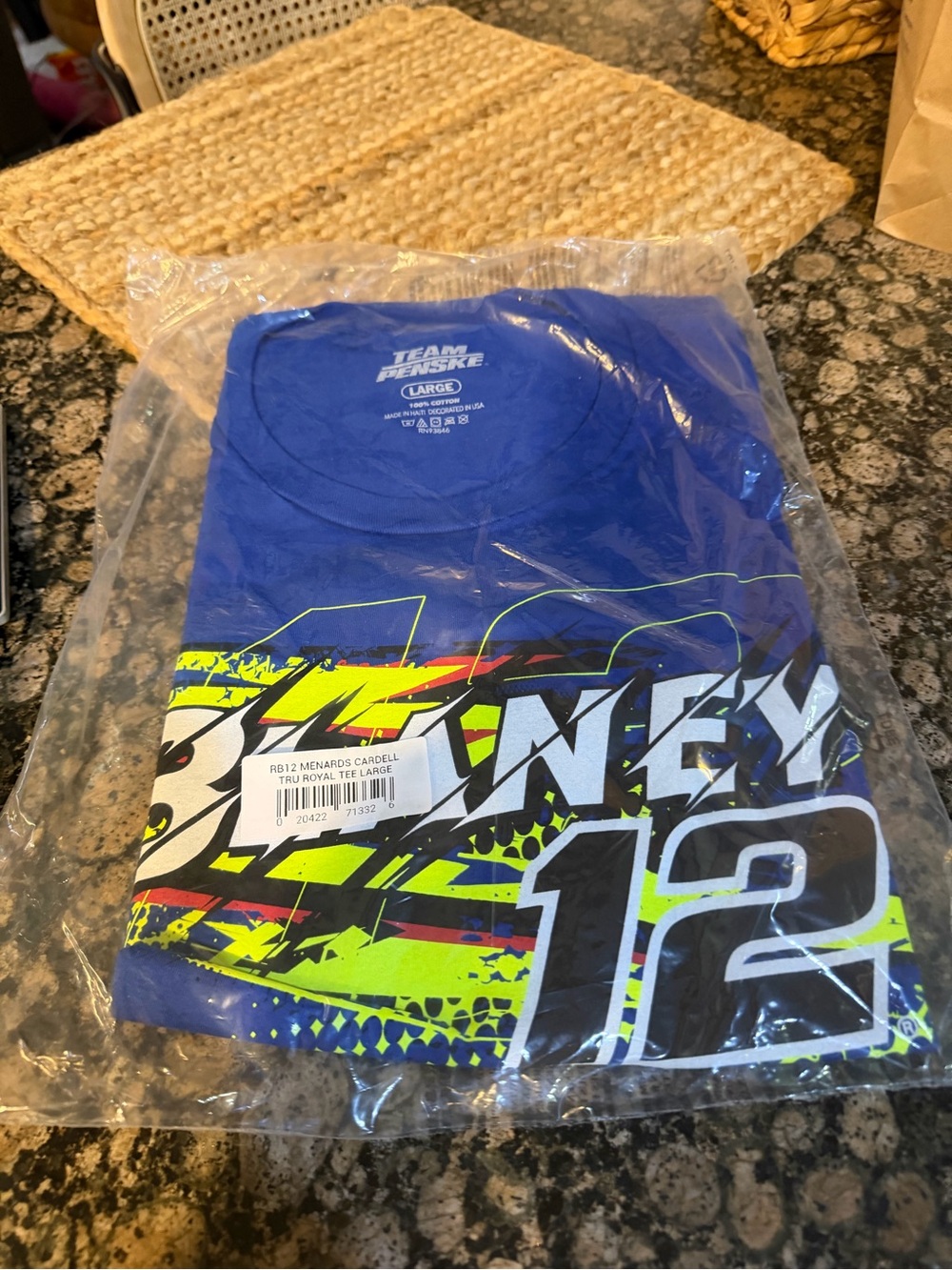 Team Penske MEN’s Royal Blue Racing Graphic Tee - 12